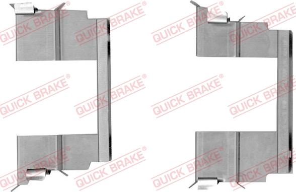 QUICK BRAKE 109-1783-1 - Комплектующие для колодок дискового тормоза abcparts.ee