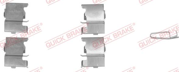 QUICK BRAKE 109-1775-1 - Комплектующие для колодок дискового тормоза abcparts.ee