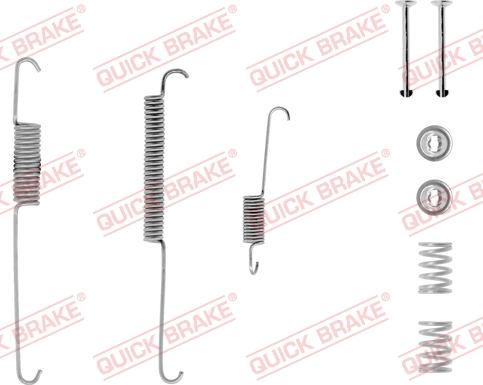 QUICK BRAKE 105-0640-1L - Комплектующие, барабанный тормозной механизм abcparts.ee