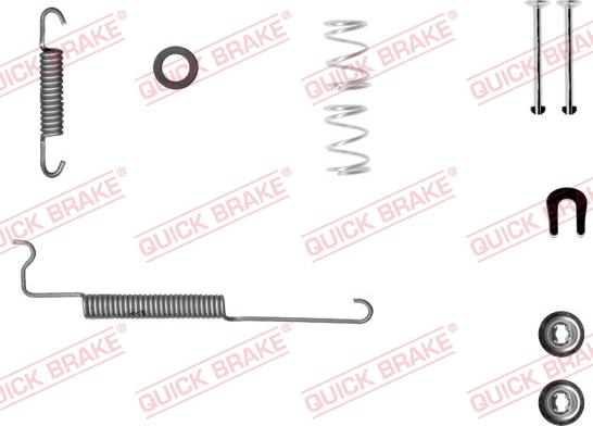 QUICK BRAKE 105-0049-1 - Комплектующие, барабанный тормозной механизм abcparts.ee