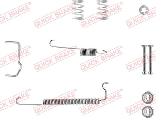 QUICK BRAKE 105-0064X-1R - Комплектующие, барабанный тормозной механизм abcparts.ee