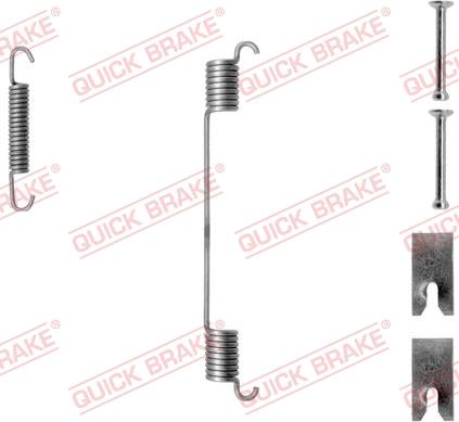 QUICK BRAKE 105-0814-1 - Комплектующие, барабанный тормозной механизм abcparts.ee