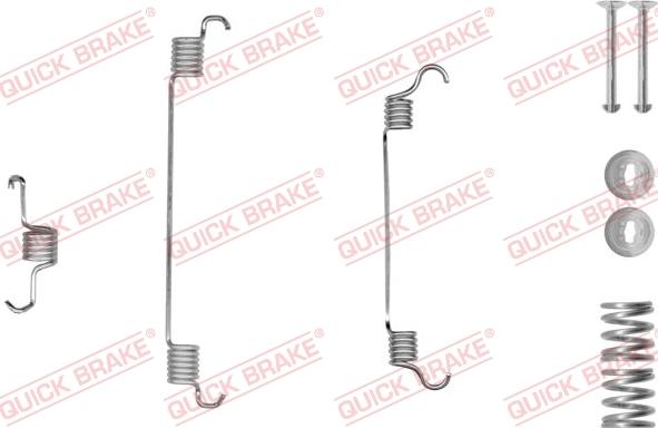 QUICK BRAKE 105-0820-1L - Комплектующие, барабанный тормозной механизм abcparts.ee