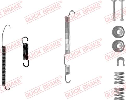 QUICK BRAKE 105-0760-1 - Комплектующие, барабанный тормозной механизм abcparts.ee