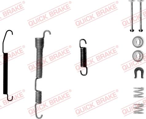 QUICK BRAKE 105-0761-1 - Комплектующие, барабанный тормозной механизм abcparts.ee