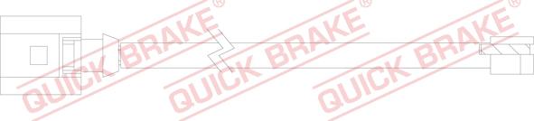 QUICK BRAKE WS 0322 B - Сигнализатор, износ тормозных колодок abcparts.ee