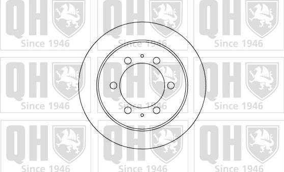 Quinton Hazell BDC5109 - Тормозной диск abcparts.ee