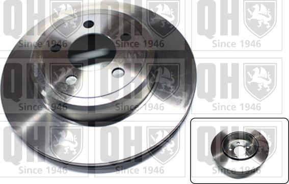 Quinton Hazell BDC5845 - Тормозной диск abcparts.ee