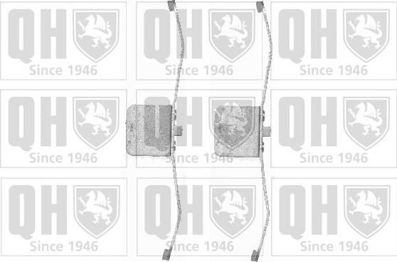 Quinton Hazell BFK937 - Комплектующие для колодок дискового тормоза abcparts.ee