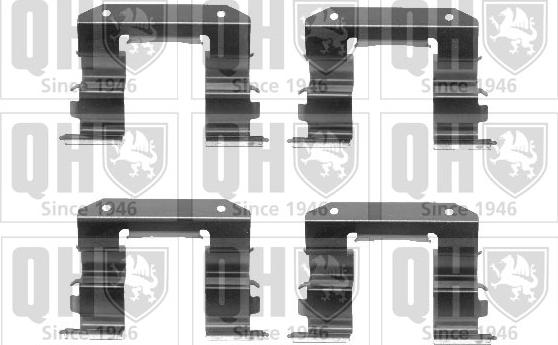 Quinton Hazell BFK856 - Комплектующие для колодок дискового тормоза abcparts.ee