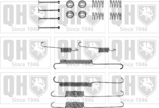 Quinton Hazell BFK255 - Комплектующие, барабанный тормозной механизм abcparts.ee