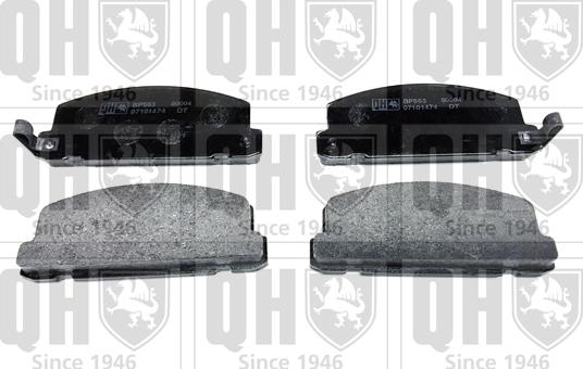 Quinton Hazell BP553 - Тормозные колодки, дисковые, комплект abcparts.ee