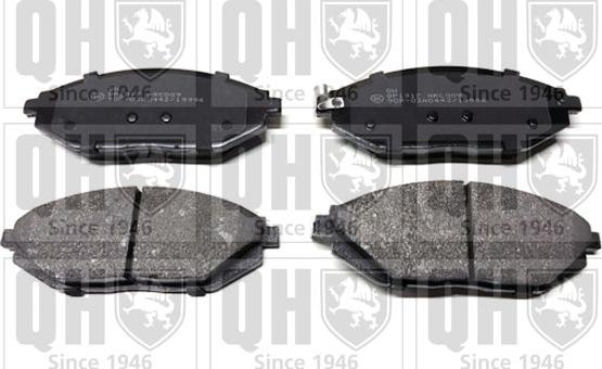 Quinton Hazell BP1917 - Тормозные колодки, дисковые, комплект abcparts.ee