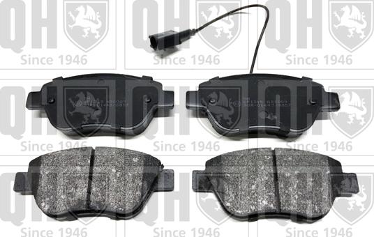 Quinton Hazell BP1315 - Тормозные колодки, дисковые, комплект abcparts.ee