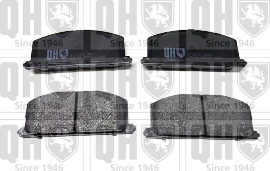 Quinton Hazell BP335 - Тормозные колодки, дисковые, комплект abcparts.ee