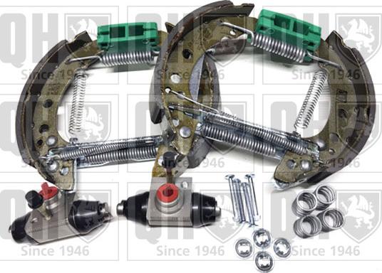 Quinton Hazell BS629K7 - Комплект тормозных колодок, барабанные abcparts.ee