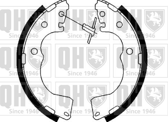 Quinton Hazell BS1126 - Комплект тормозных колодок, барабанные abcparts.ee