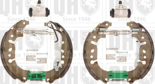 Quinton Hazell BS1220K1 - Комплект тормозных колодок, барабанные abcparts.ee