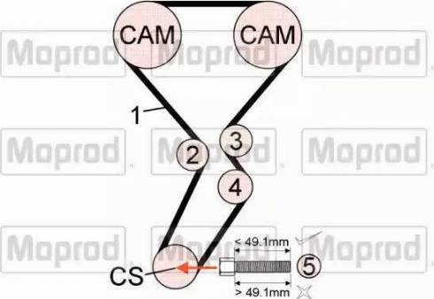 Quinton Hazell MBPK2472 - Водяной насос + комплект зубчатого ремня ГРМ abcparts.ee