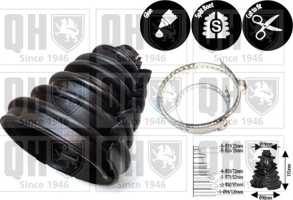 Quinton Hazell QJB6500 - Пыльник, приводной вал abcparts.ee