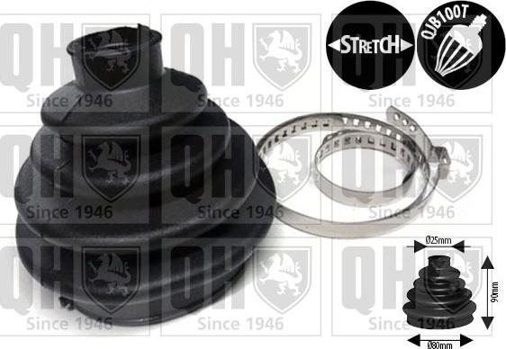 Quinton Hazell QJB8010 - Пыльник, приводной вал abcparts.ee