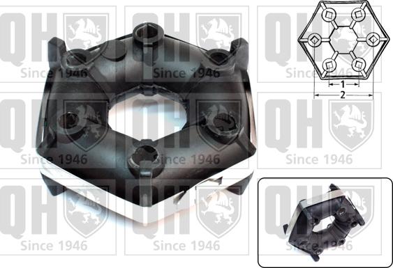 Quinton Hazell QL4000 - Шарнир, продольный вал abcparts.ee