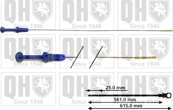 Quinton Hazell QOD137 - Указатель уровня масла abcparts.ee