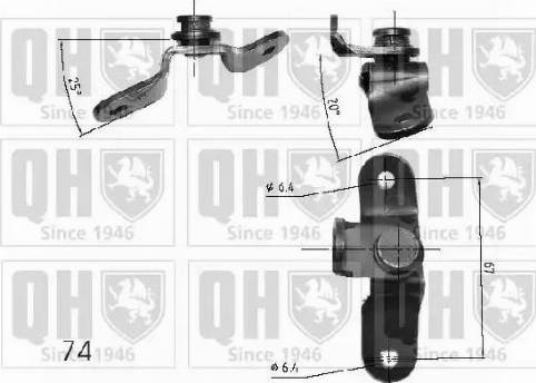 Quinton Hazell QTS840204 - Газовая пружина, упор abcparts.ee