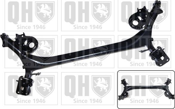 Quinton Hazell QXL128R - Балка моста, рама abcparts.ee
