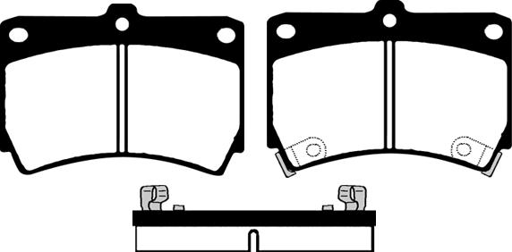 Raicam RA.0473.0 - Тормозные колодки, дисковые, комплект abcparts.ee