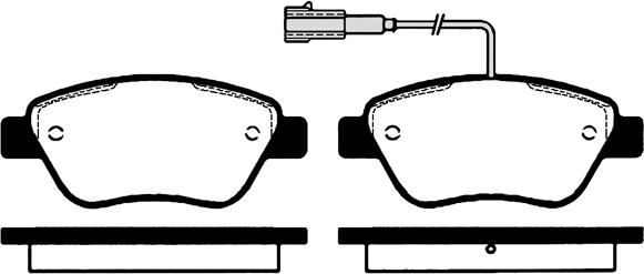 Raicam RA.0760.0 - Тормозные колодки, дисковые, комплект abcparts.ee