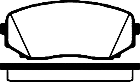 Remsa PCA126702 - Тормозные колодки, дисковые, комплект abcparts.ee