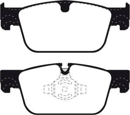 Akebono EUR1924 - Тормозные колодки, дисковые, комплект abcparts.ee