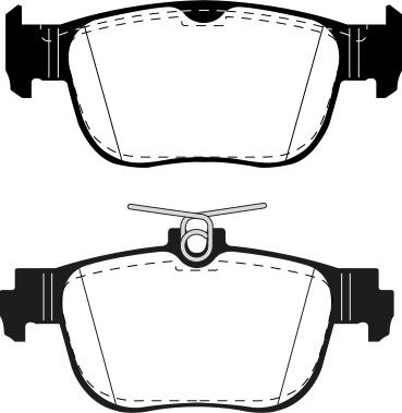 Raicam RA.1279.1 - Тормозные колодки, дисковые, комплект abcparts.ee