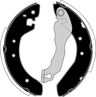 Raicam RA24620 - Комплект тормозных колодок, барабанные abcparts.ee