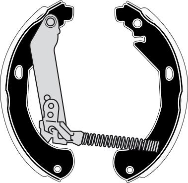Raicam RA20380 - Комплект тормозных колодок, барабанные abcparts.ee