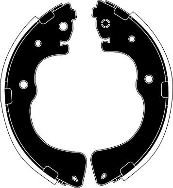 Raicam RA28760 - Комплект тормозных колодок, барабанные abcparts.ee