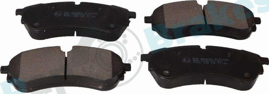 RAP BRAKES R-P1560 - Тормозные колодки, дисковые, комплект abcparts.ee