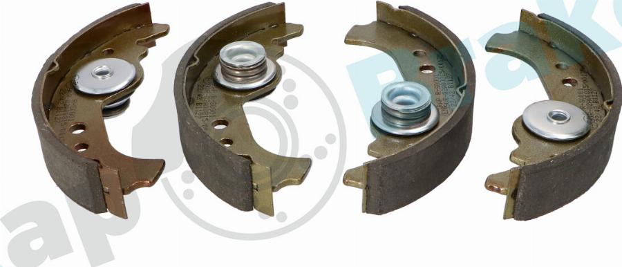 RAP BRAKES R-S0001 - Комплект тормозов, ручник, парковка abcparts.ee