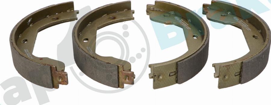 RAP BRAKES R-S0259 - Комплект тормозов, ручник, парковка abcparts.ee