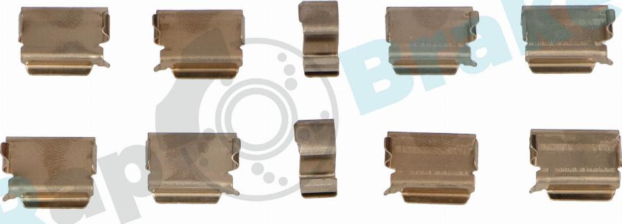 RAP BRAKES R-U0017 - Комплектующие для колодок дискового тормоза abcparts.ee