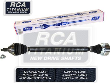RCA France AV609N - Приводной вал abcparts.ee