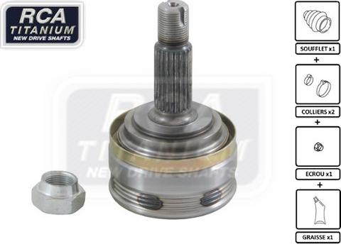 RCA France LA01 - Комплект ШРУСа, приводной вал, шарнир abcparts.ee