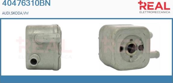 REAL 40476310BN - Масляный радиатор, двигательное масло abcparts.ee