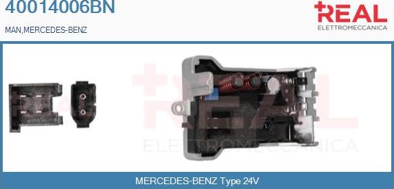 REAL 40014006BN - Сопротивление, реле, вентилятор салона abcparts.ee