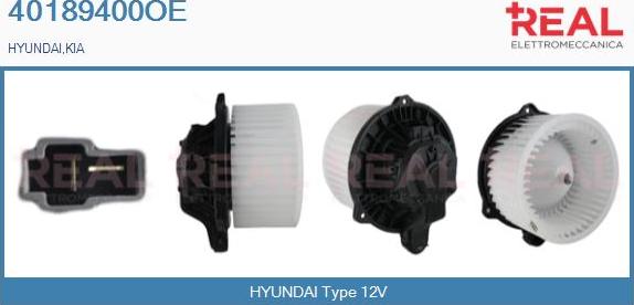 REAL 40189400OE - Вентилятор салона abcparts.ee