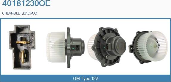 REAL 40181230OE - Вентилятор салона abcparts.ee