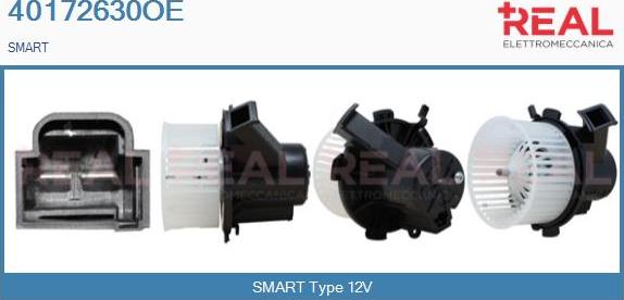 REAL 40172630OE - Вентилятор салона abcparts.ee