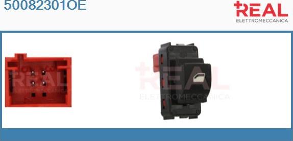 REAL 50082301OE - Выключатель, стеклоподъемник abcparts.ee