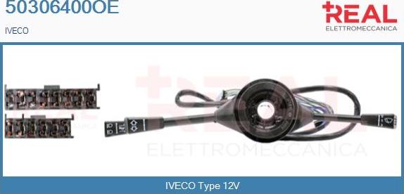 REAL 50306400OE - Выключатель на рулевой колонке abcparts.ee